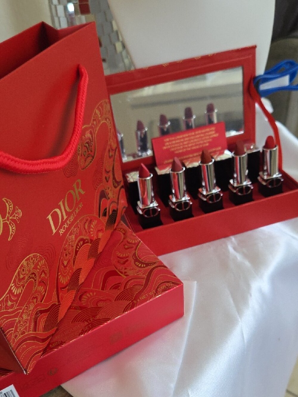 Dior Style Rouge Dior Mini Lipstick Set — Assorted Red & Rose Shades